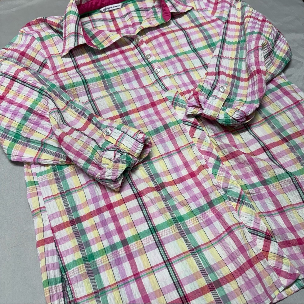 Allison Daley Multicolor Plaid Blouse - Picture 3 of 10